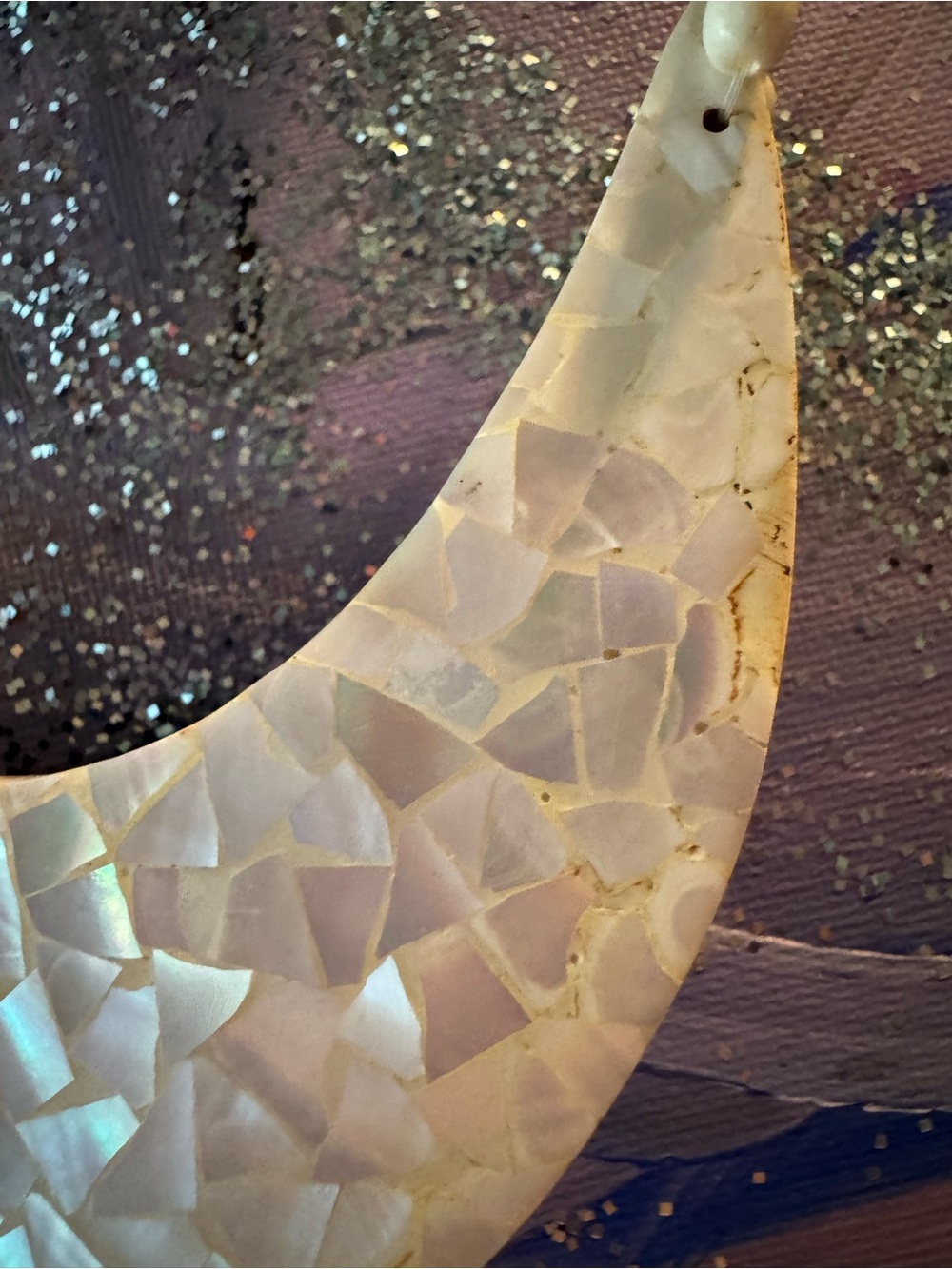 MOP Shell Inlay Necklace - Picture 9 of 16